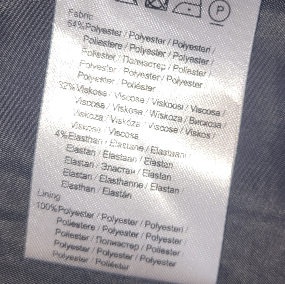 More & More Black Wool Blend Long Coat Size 38 Minimalist Quiet Luxury - Picture 5 of 7